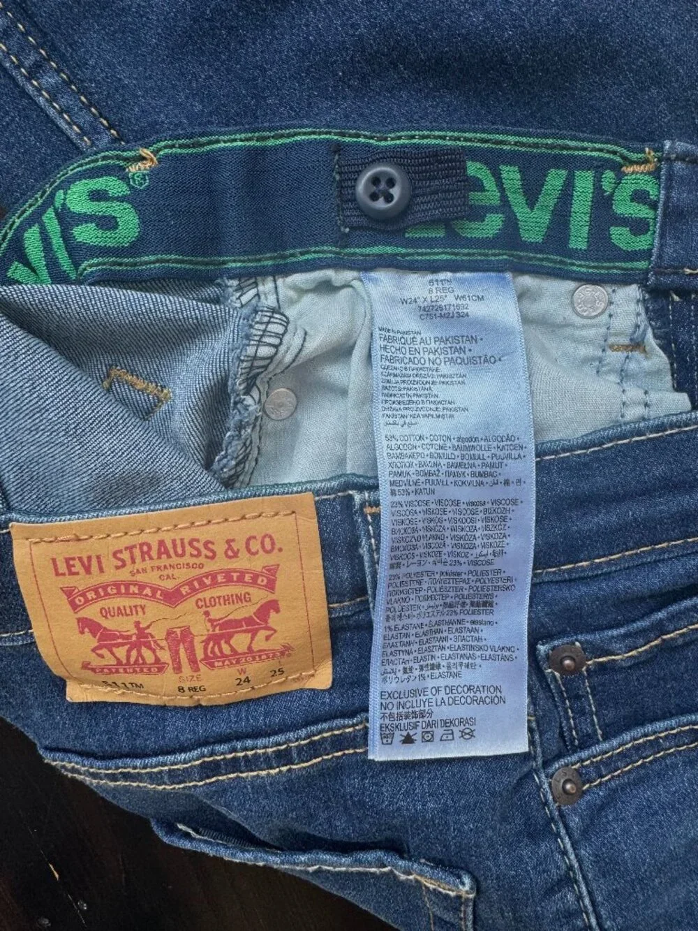 Levi's 511 Jeans - Size 8